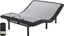 Gray King Adjustable Metal Frame Bed with Remote Control