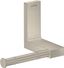 Brushed Nickel Rectangular Toilet Paper Holder