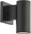 Black Acrylic Cylinder Dimmable LED Wall Sconce