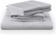 Queen Silver Mist Cotton Sheet Set with Enhanced Fit