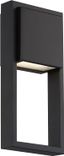 Black Aluminum Dimmable LED Outdoor Wall Sconce