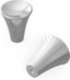 Chrome Polished Conical Cabinet Knob 10-Pack