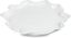 White Ceramic Ruffled Edge Serving Platter, 14"