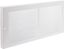 Imperial White Steel Baseboard Return Air Grille, 14 x 6 Inch