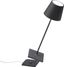 Dark Grey Cordless Adjustable Outdoor LED Table Lamp