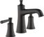 Joleena Matte Black Transitional 2-Handle Bathroom Sink Faucet