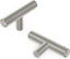 Stainless Steel T-Shape Bar Pull Knob with Mounting Hardware