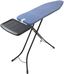 Denim Blue Freestanding Ironing Board with Metal Steam Unit Holder