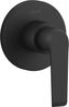 Matte Black Modern Lever Transfer Valve Trim