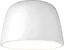 Contemporary Matte White LED Ceiling Light with Crystal Embellishment