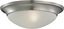 Nash Brushed Nickel 11.5" Modern Flush Mount Ceiling Light