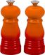 Flame Plastic Petite Salt and Pepper Mill Set, 5" x 2"