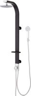 Tilley Black Aluminum Outdoor Shower Panel with Hand Shower