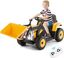 Yellow 12V Ride-On Excavator with Remote Control