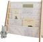 Ivory and Blueberry 4-Tier Kids Sling Bookshelf with Recycled Fabric