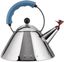 Light Blue Stainless Steel Whistling Kettle with Bird Whistle