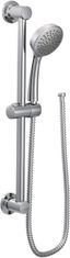 Chrome Adjustable Handheld Shower with Slide Bar and Hose