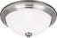 Geary 12.5" Brushed Nickel Energy Star Flush Mount Light