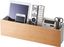 White Wood Desk Organizer with Adjustable Dividers