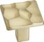 Golden Champagne Modern Square Cabinet Knob with Mounting Hardware