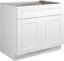 Brookings White Shaker Double Door Base Cabinet