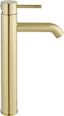 Ivy Brushed Gold Single-Handle High Arc Bathroom Faucet