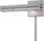 Flip LED Swing Arm Wall Light in Titanium with Dimmable Feature