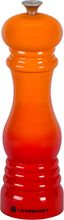 Flame Orange 8" Plastic Pepper Mill