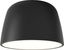 Matte Black Modern LED Drum Ceiling Light