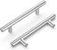 6-Inch Chrome Modern Bar Pull Handle with Mounting Hardware