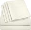 Ivory Queen 6-Piece Microfiber and Cotton Sheet Set