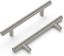 Stainless Steel Modern Bar Cabinet Pulls with Mounting Hardware