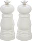 White 5" Plastic Salt and Pepper Mill Set