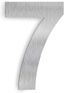 6" Stainless Steel Floating House Number 7