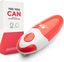 Red and White Battery Operated Electric Can Opener