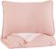 Pink Twin Reversible Microfiber Comforter Set with Sham