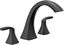 Matte Black Nickel Two-Handle Roman Tub Faucet