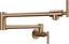 Rose Gold 24" Wall Mounted Pot Filler with Dual Handles