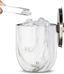 Marble Stainless Steel Insulated Ice Bucket with Lid and Tongs