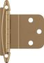 Champagne Bronze 3/8 Inch Inset Cabinet Hinge