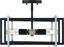 Tribeca 16'' Black Geometric Open-Cage Indoor/Outdoor Semi-Flush Light