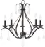 Caterina English Bronze 5-Light Crystal Chandelier