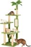 55'' Green Multi-Level Cat Tree with Hammock and Sisal Posts