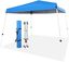 Blue 10x10 Slant Leg Waterproof Steel Canopy Tent