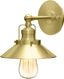 Brushed Brass Modern Farmhouse Single Metal Sconce