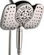 Nickel Dual Head 10" Rainfall and Handheld Shower Combo