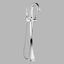 Polished Nickel Brass Freestanding Tub Filler with Handshower