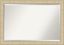 Elegant Honey Silver Rectangular Bathroom Vanity Mirror 28" x 40"