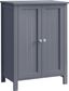 Gray MDF Lockable Cabinet with Adjustable Shelving