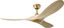 Maverick 52-Inch Burnished Brass Ceiling Fan with White Oak Blades